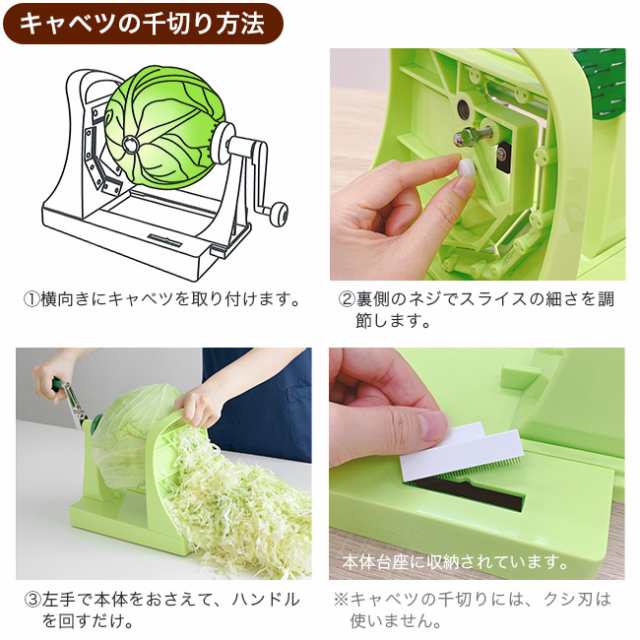 キャベックシェフ(キャベツ 千切り スライサー 機械 業務用 野菜カッター 千切り機 千切りスライサー 野菜 千切り器) 即納｜au PAY マーケット