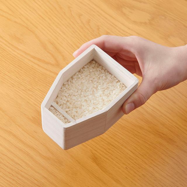 kirisai 桐の冷蔵こめ櫃 2kg(桐 木製 米櫃 こめびつ 冷蔵庫 保管 おしゃれ スリム コンパクト 米 冷蔵 容器 保存容器 冷蔵庫に入る サイズ 野菜室 ドアポケット 天然木 日本製 桐材 インテリア)