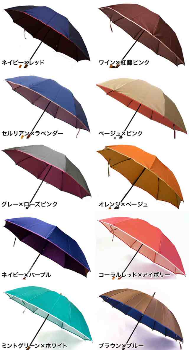トラスト 小宮商店 折りたたみ傘 かさね 55cm 8本 日本製 コーラル