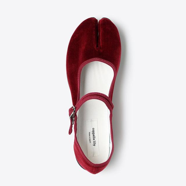 coppelia lily コッペリアリリー 23.0cm(足袋 パンプス レディース 靴 女性 足袋パンプス ストラップ スナップボタン フラットシューズ 日本製 大人可愛い 大人かわいい 大人 ファッション カジュアル)