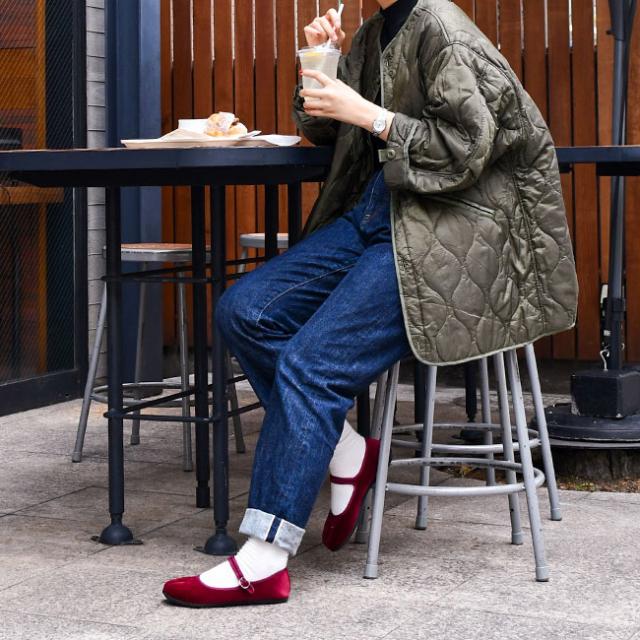 coppelia lily コッペリアリリー 23.0cm(足袋 パンプス レディース 靴 女性 足袋パンプス ストラップ スナップボタン フラットシューズ 日本製 大人可愛い 大人かわいい 大人 ファッション カジュアル)