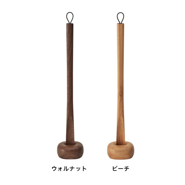 Comfy shoehorn short 木製 靴ベラ ショート スタンド付き(靴べら くつべら おしゃれ 天然木 北海道産カバ 素材 使用 高級 靴べらおしゃれ スタンドセット 玄関 オシャレ 来客)_2