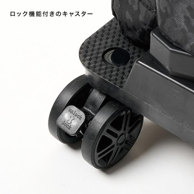 cocoro コ・コロ 4輪カート レオパード 18L ブラック 560518(買い物カート ショッピングカート 保冷 4輪 四輪 おしゃれ)【T】_5
