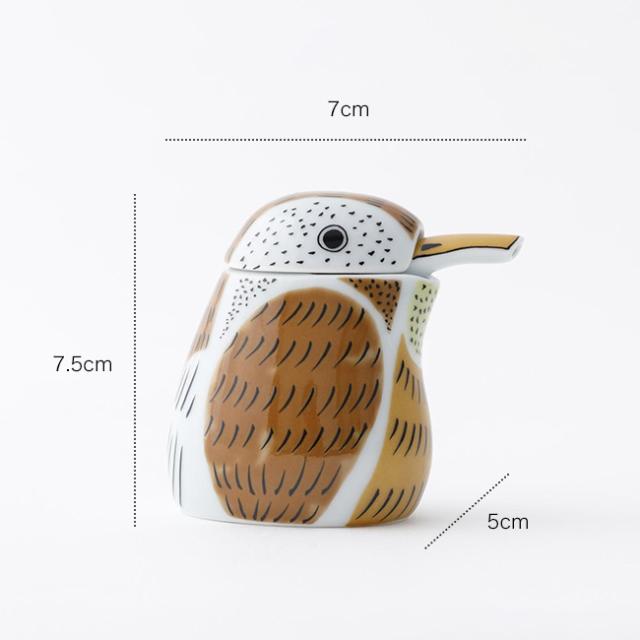 幸楽窯　金彩　醤油差し　香味入れ　爪楊枝入れ　皿　未使用品 幸楽窯 錦ふくら雀 ミニ 汁次(日本製 有田焼 醤油差し しょうゆ差し