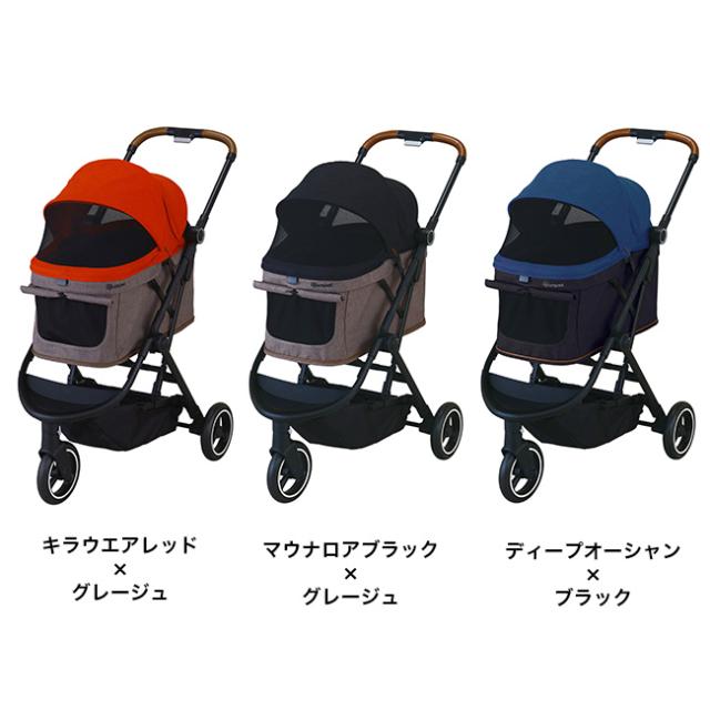 コムペット ルルテイル (ペット カート 3輪 折り畳み ワンタッチ 小型