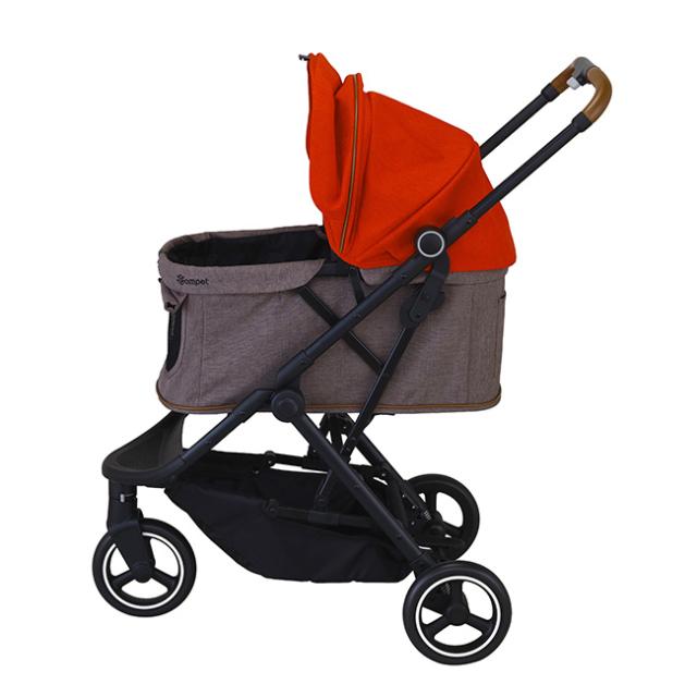 コムペット ルルテイル (ペット カート 3輪 折り畳み ワンタッチ 小型