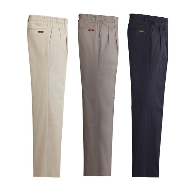 CLUB LAMER クラブ ラメール CL脇シャーリング ストレッチチノパンツ 3本組(チノパン メンズ ストレッチ)_2