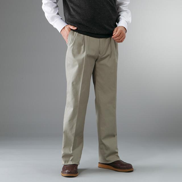CLUB LAMER クラブ ラメール CL脇シャーリング ストレッチチノパンツ 3本組(チノパン メンズ ストレッチ)_4