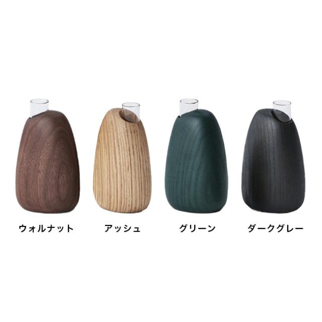 Mango vase regular 木製 フラワーベース レギュラー(花瓶 一輪挿し モダン 和モダン 木 ガラス 試験管 型 おしゃれ)【F】 1-2W