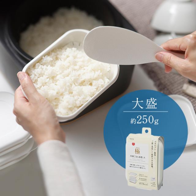 marna マーナ 極 冷凍ごはん容器 大盛(冷凍ご飯容器大盛り 冷凍ご飯容器 冷凍ごはん容器 冷凍ご飯保存容器 冷凍ご飯 容器)