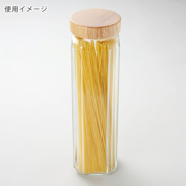 Mokuneji パスタケース Mj Pot P パスタの保存 密閉容器 木製のふた 保存容器 おしゃれ ガラス製の見せる収納 密閉の保存瓶 F 即納の通販はau Pay マーケット キレイスポット