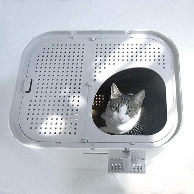 モデキャット Xl リターボックス Xl103 猫 トイレ 大型 おしゃれ 猫トイレ本体 家具 におい対策 大きいサイズ 猫トイレ の通販はau Pay マーケット キレイスポット