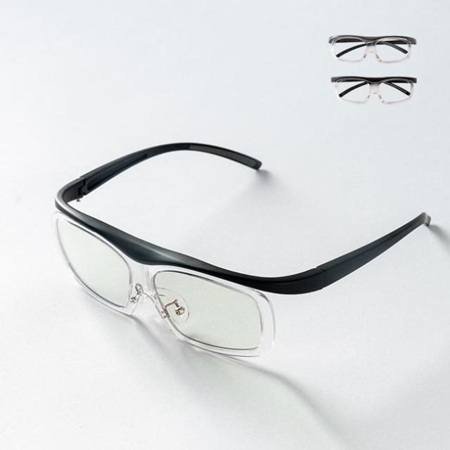 ナイトグラスFree(夜用サングラス 眼鏡 夜間 雨の日 めがね シンプル オーバーグラス 軽量 おしゃれ UVカット 昼間 紫外線 メンズ レディース 男女兼用 夜 夜間運転 光 明るさ ライト 運転 ドライブ アシスト 東海光学 ギフト 父の日 母の日)