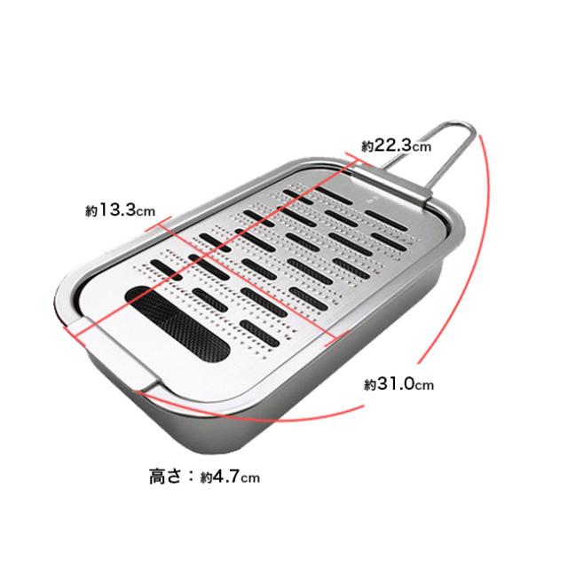 日本橋木屋 特製 新・手造り箱型純銅 本目立おろし金(プロ仕様 卸金