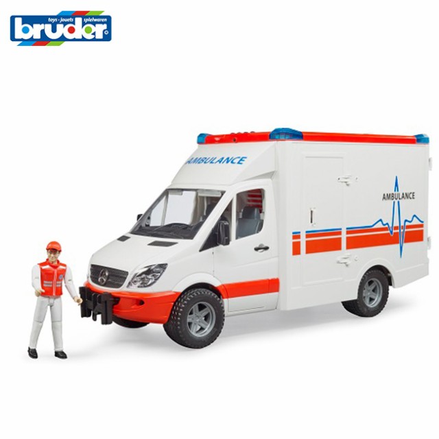 Bruder ブルーダー Mb 救急車 フィギュア付き Br 乗り物おもちゃ 働く車 おもちゃ 知育玩具 男の子 子ども 玩具 車 の通販はau Pay マーケット キレイスポット