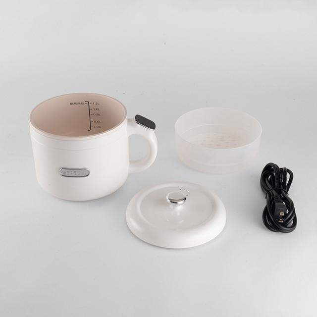 プライベート調理器 MyCook(一人用 1人用 電気鍋 電気調理器 保温 予約 電気調理鍋 煮込み 蒸し料理 一人暮らし リモート 夜食 単身赴任 簡単操作 液晶 タッチパネル 操作 キッチン家電 肉じゃが カレー)_1
