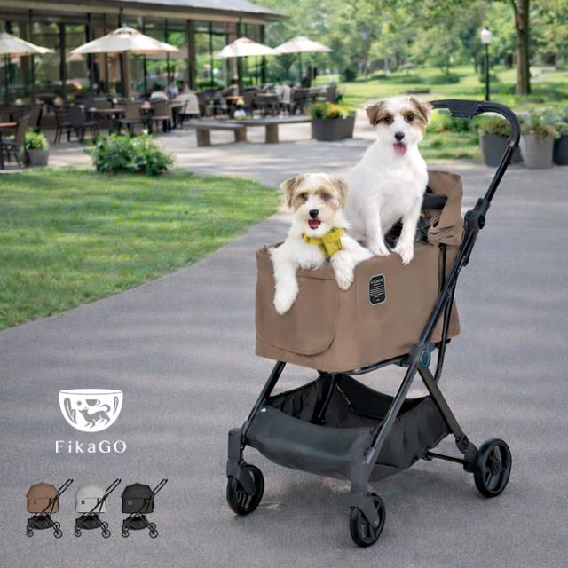 FikaGO LITE フィカゴー ライト(ペットカート 折りたたみ 小型犬 多頭 1匹 ペットキャリーカート 犬 猫 犬カート小型)【T】