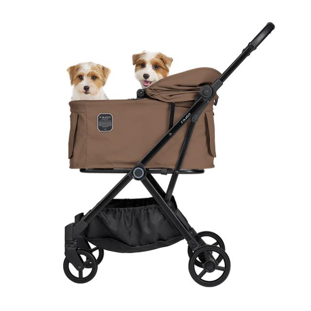 FikaGO LITE フィカゴー ライト(ペットカート 折りたたみ 小型犬 多頭 1匹 ペットキャリーカート 犬 猫 犬カート小型)【T】_8
