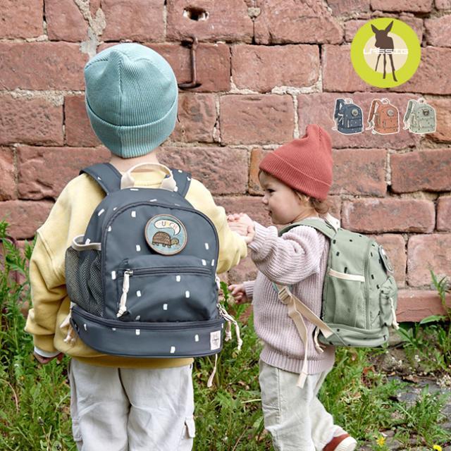 LASSIG レッシグ Mini Backpack Happy Prints ミニ バックパック(キッズ リュック 男の子 女の子 通園バッグ)