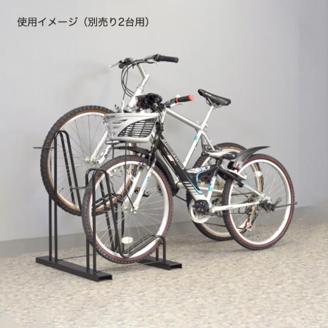 スタンドいらずの自転車ラック1台用 N276(自転車スタンド 自転車置き 家庭用 省スペース 頑丈 転倒防止 自転車 スタンド) メーカー直送_2