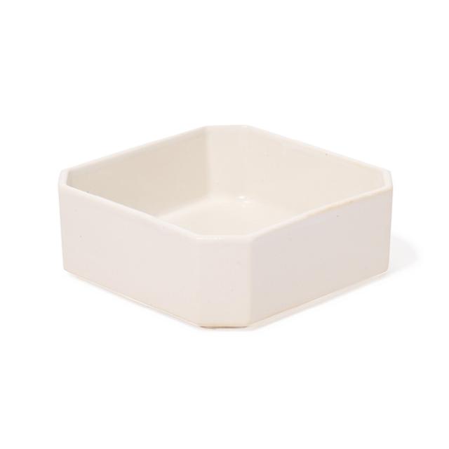 studio m’ スタジオエム 隅切二段重(お正月 おせち お節 おもてなし 陶器 磁器 重箱 お重 2段 保存容器 副菜 常備菜 作り置き 保存 容器 食器 深皿 食卓 和モダン おしゃれ 和食 おせち料理 お祝い 正月)【F】 1-2W_5