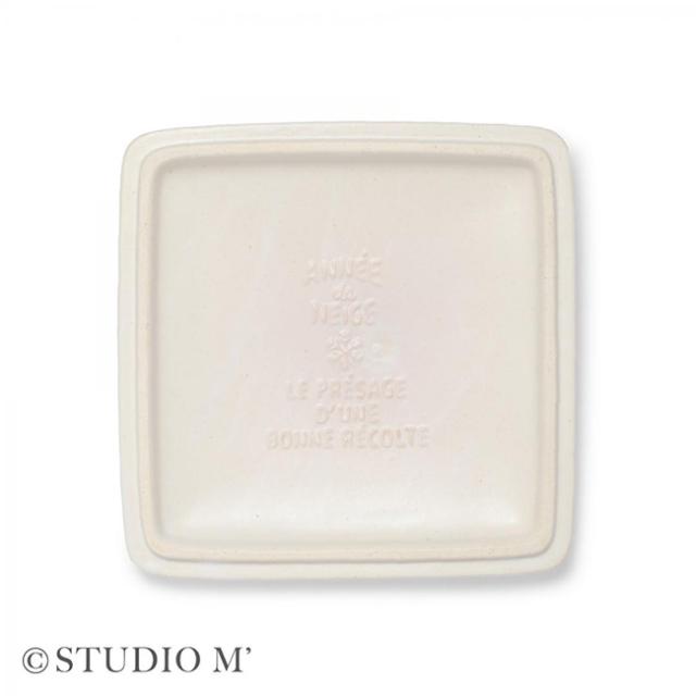 studio m’ スタジオエム 白雪 お重 二段重(陶器 重箱 お重箱 二段 正方形 角型 器 食器 電子レンジ対応 和食 盛り付け皿 盛り付け お皿 深皿 おせち料理 日本料理 和モダン おしゃれ オシャレ)【F】 即納_5