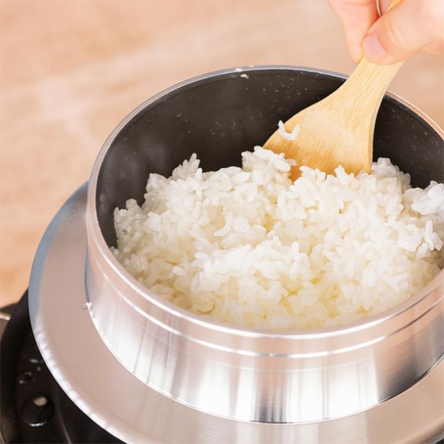 炊飯鍋 ガス火専用 謹製 釜炊き三昧 3合炊き(羽釜 かまどご飯釜