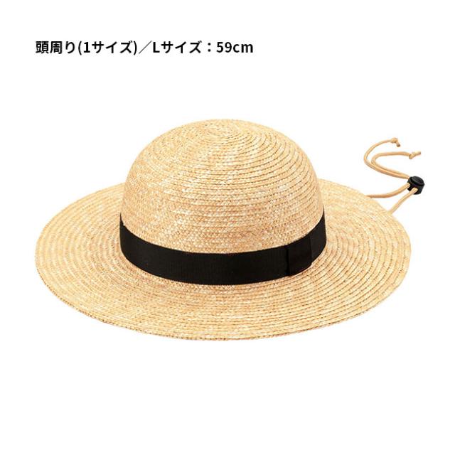 田中帽子店 Roger ロジャー 紳士用 麦わらつば広丸型ハット UK