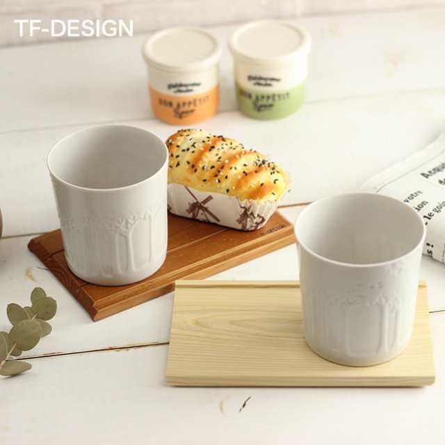 TF-DESIGN リバーシブル カフェ トレイ《4枚セット》(木製 小さい ...