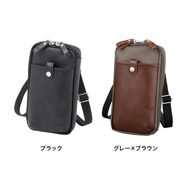 豊乃岡帆布 コート帆布の3WAYポーチ 1001(日本製 メンズ ミニ