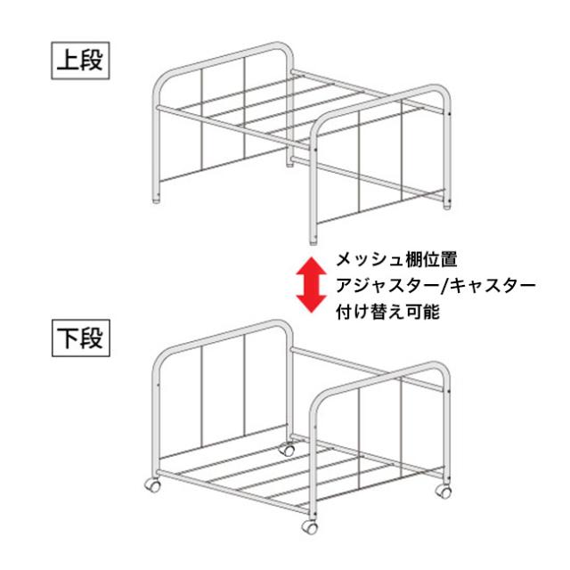 2WAY押入れ布団収納ワゴン 幅75cm(布団 片付け 高齢 押し入れ収納 押入れ収納 押入収納 クローゼット 押入 押し入れ 押入れ 収納 キャスター付き キャスター 移動 布団 洋服 片付け 整理整頓 アパート 賃貸 幅狭 サイズ 家 古民家 一軒家 実家)【T】 即納_1