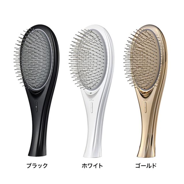 WAVEWAVE EMS Brush Air ブラッシュエアー(ヘアブラシ 頭皮ケア ブラシ 女性 ヘアケア ヘアーブラシ マイナスイオン プレゼント ギフト リフト スカルプケア マイクロカレント 頭皮ブラシ) 即納_1