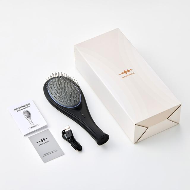 新品　wavewave EMSブラシ エア ヘアブラシ スカルプ マイナスイオン WAVEWAVE EMS Brush Air クッションブラシ | 正規品