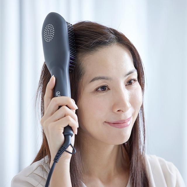 【3回使用】ヤーマン ブラシ型ヘアアイロン YAMAN DAFNI power ヤーマン ダフニ パワー(ヘアアイロン ブラシ型