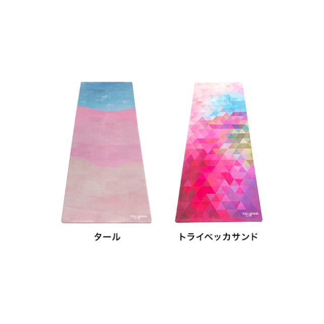 YogaDesignLab ヨガデザインラボ コンボマット 1.5mm(薄い ヨガマット おしゃれ インテリア かわいい 持ち運び ピラティス マット ピラティスマット ホットヨガ ホットヨガマット タオル ストラップ付き 高級 プレゼント ギフト)