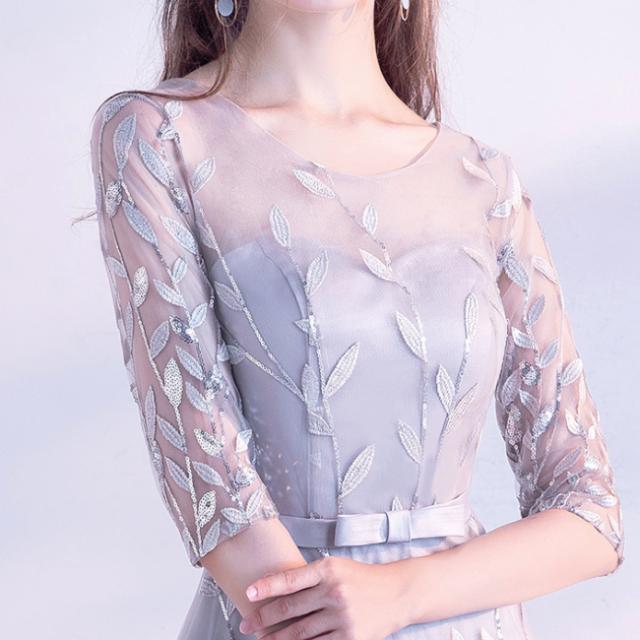 トレス ワンピース イブニング パーティー 結婚式 二次会 披露宴 変身