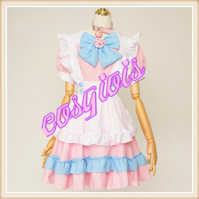 メイド服 コスチューム  ロリータ lolita コスプレ衣装 イベント ハロウィン クリスマス レディース パーティー 週末ヒロイン コミケ 仮装