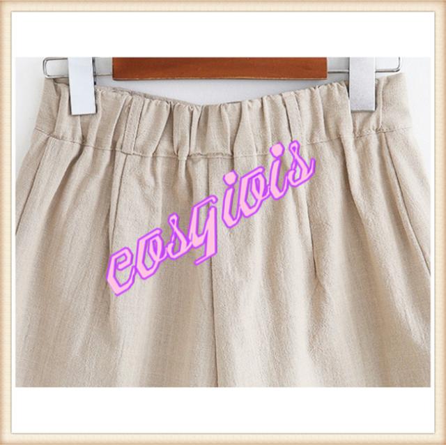 リネン混 ジャケット パンツセット リネン コットン 4色 ジャケット