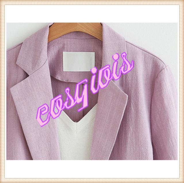 リネン混 ジャケット パンツセット リネン コットン 4色 ジャケット