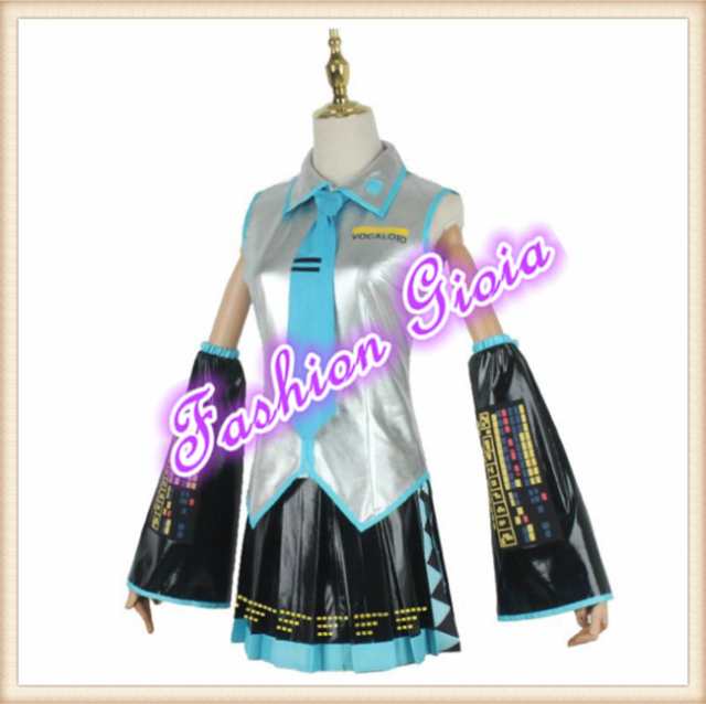 VOCALOID ボーカロイド 初音ミク コスプレ衣装 銀色 仮装