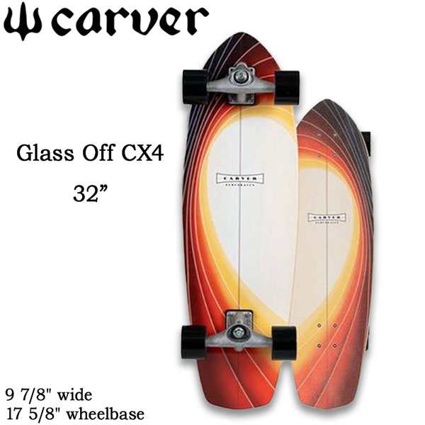 カーバー CARVER GLASS OFF CX4 32 グラスオフ サーフスケート 日本