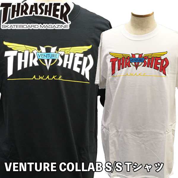 スラッシャー Thrasher Venture Collab S S Tシャツ ベンチャーxスラッシャー コラボ メール便配送の通販はau Pay マーケット スポーツショップ Move Au Pay マーケット店