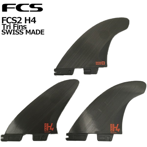 品 FCS2 H4 Carbon Fin トライフィン Mサイズ-