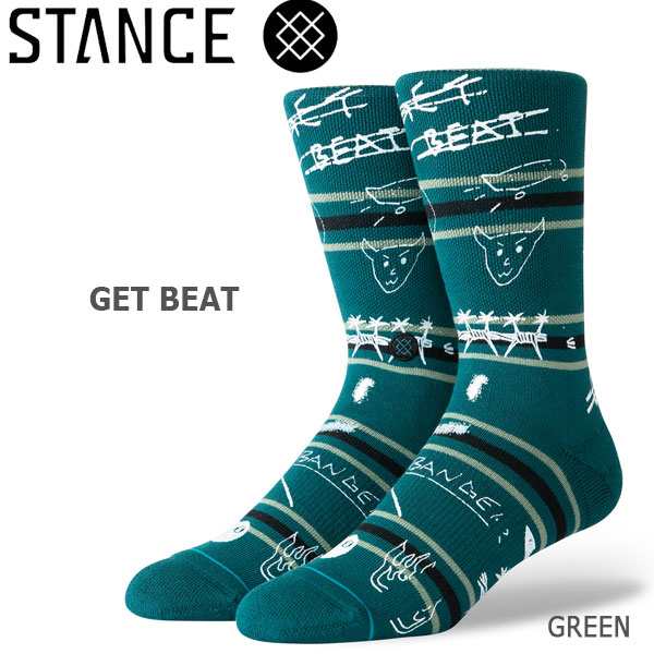 カジュアル メンズ ソックス スタンス Stance Get Beat 靴下 スケート メール便配送の通販はau Pay マーケット スポーツショップ Move Au Pay マーケット店