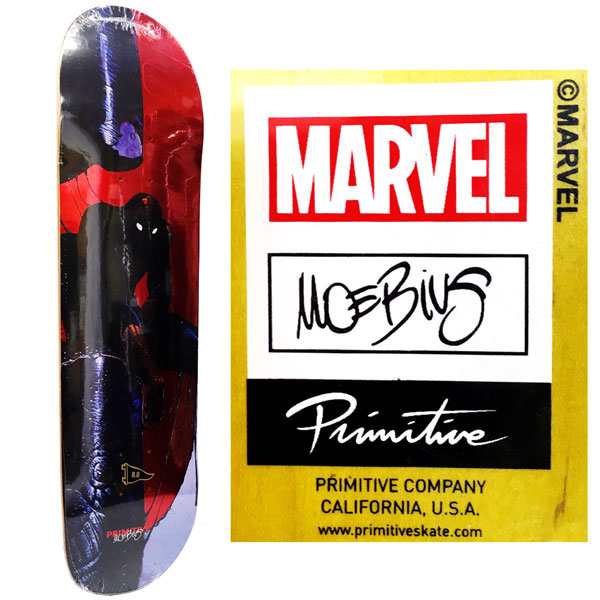 スケートボード デッキ Primitive Moebius Neal Spiderman Red 8 0 プリミティブ メビウス スパイダーマンの通販はau Pay マーケット スポーツショップ Move Au Pay マーケット店