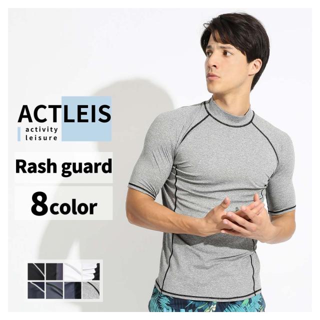 ファスナーポケット付き ラッシュガード 水着 パーカー メンズ ラッシュパーカー フード 長袖 Upf50 Uvカットの通販はau Pay マーケット And East