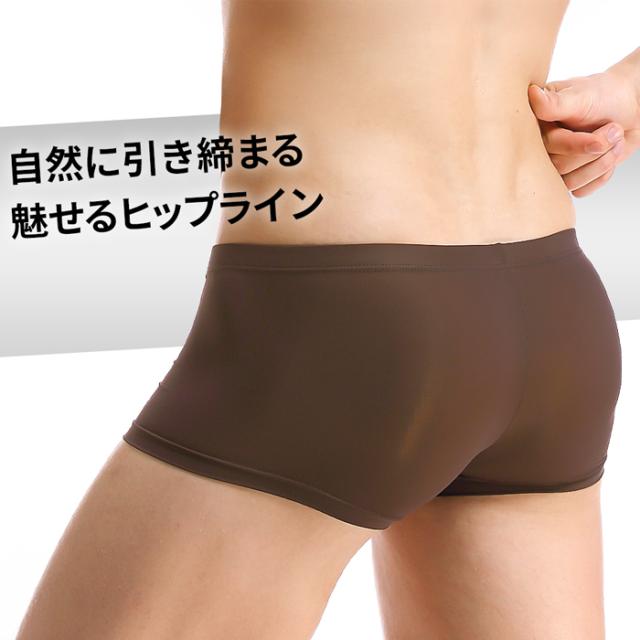 ボクサーパンツ メンズ 極薄 透け感 前閉じ ストレッチ フィット ツルツル セクシー メンズ 下着 速乾 ローライズ 410 Pc7 の通販はau Pay マーケット Karly Shop Import