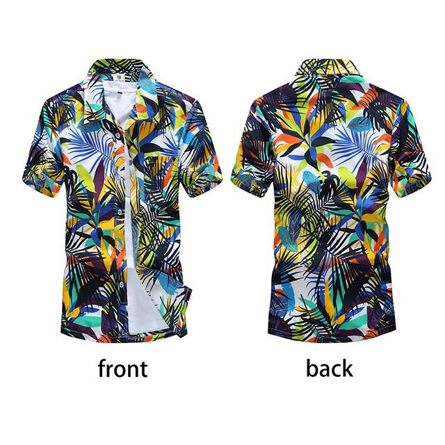 アロハシャツ メンズ 夏 半袖 総柄 トップス ハワイアン リゾート 開襟シャツ イベント 祭り 海 リーフ柄 カラフル St19 Pc5 の通販はau Pay マーケット Karly Shop Import