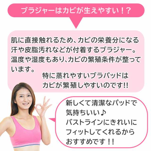 ブラパッド 低反発 半円型 交換用 1組 大きいサイズ バストパッド 挿入 薄手 5mm前後 Bp5 Pc1 の通販はau Pay マーケット Karly Shop Import