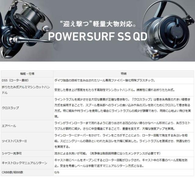 ダイワ（Daiwa） リール 18パワーサーフ SS 4500QD